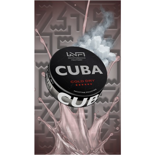 Woreczki nikotynowe CUBA BLACK COLD DRY -zdjęcie numer 1