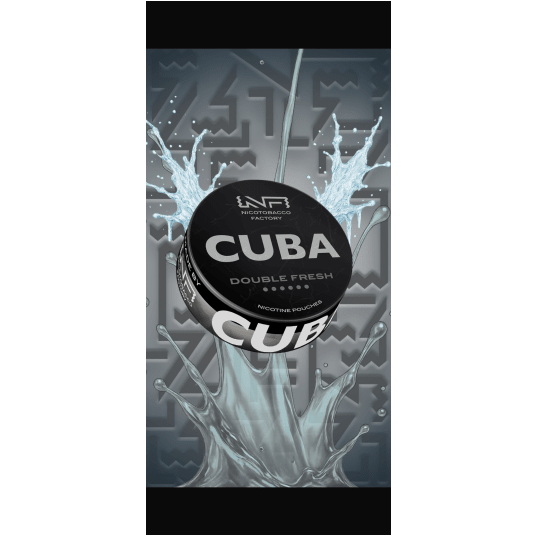 Woreczki nikotynowe CUBA BLACK DOUBLE FRESH -zdjęcie numer 1