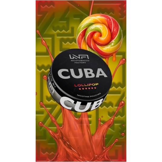 Woreczki nikotynowe CUBA BLACK LOLLIPOP -zdjęcie numer 1