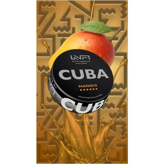 Woreczki nikotynowe CUBA BLACK MANGO -zdjęcie numer 1