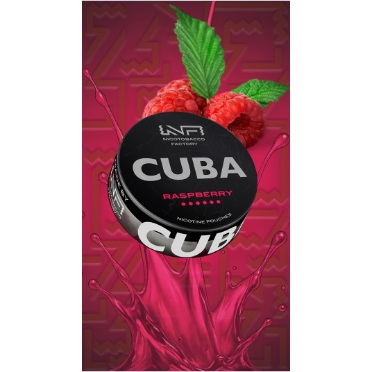 Woreczki nikotynowe CUBA BLACK RASPBERRY -zdjęcie numer 1