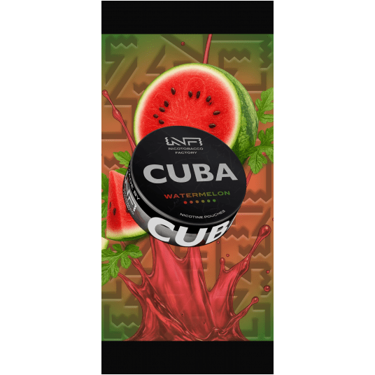 Woreczki nikotynowe CUBA BLACK WATERMELON -zdjęcie numer 1