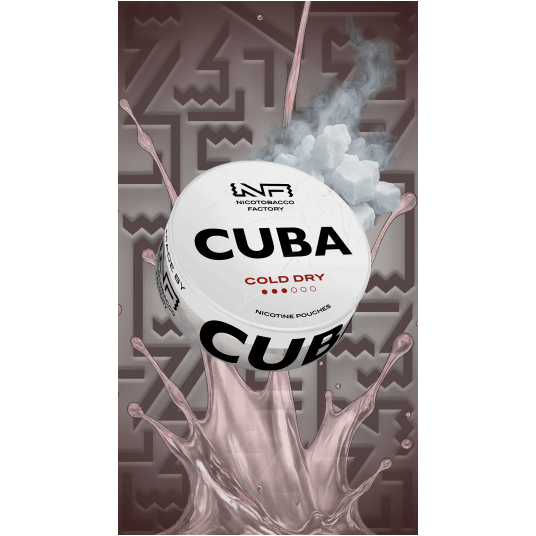 Woreczki nikotynowe CUBA WHITE COLD DRY 10,4mg -zdjęcie numer 1