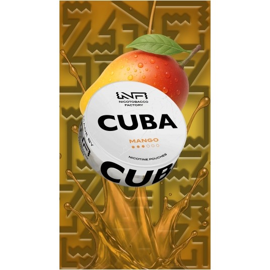Woreczki nikotynowe CUBA WHITE MANGO 10,4mg -zdjęcie numer 1