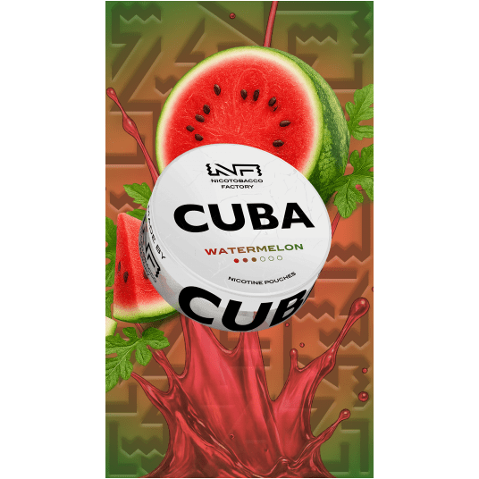 Woreczki nikotynowe CUBA WHITE WATERMELON 10,4mg -zdjęcie numer 1