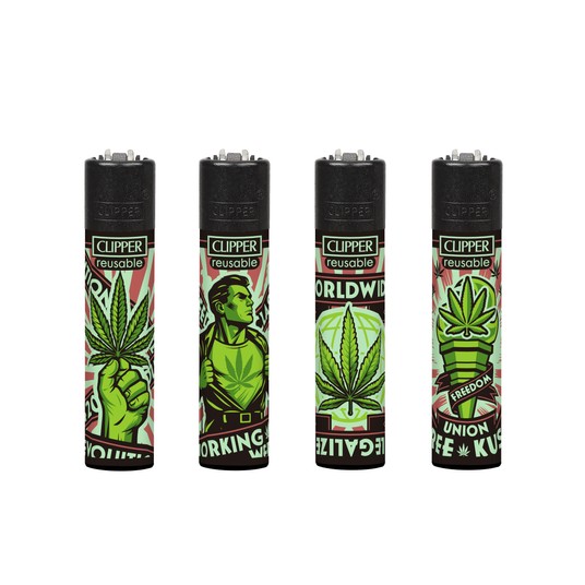 Zapalniczka CLIPPER CP11 WEED VOLUTION (48 szt.) -zdjęcie numer 1