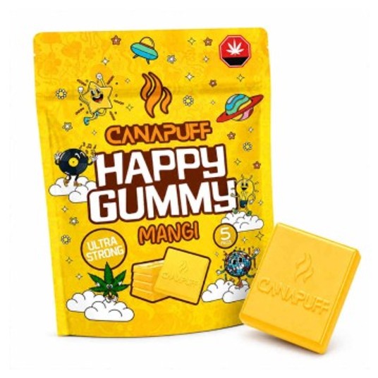 Żelki Konopne Canapuff Happy Gummy 20g Mangi -zdjęcie numer 1