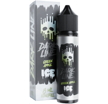 B25 Longfill DARK LINE Ice 8/60ml - Green Apple