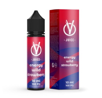 B25 VBar LONGFILL 0mg 10ml- Energy Wild Strawberry