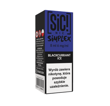 B26 Liquid SIC! NIC 8ml - Blackcurrant Ice 6mg
