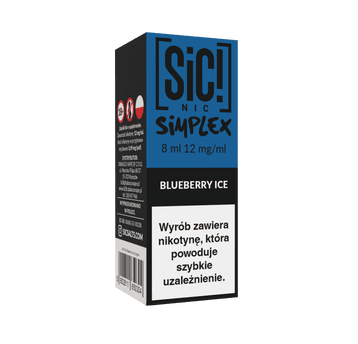 B26 Liquid SIC! NIC 8ml - Blueberry Ice 12mg