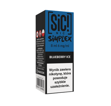 B26 Liquid SIC! NIC 8ml - Blueberry Ice 6mg