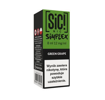 B26 Liquid SIC! NIC 8ml - Green Grape Ice 12mg