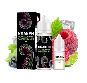 B26 Longfill Kraken 9/10ml Blackcurr Ras. Lime Ice