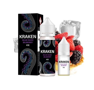 B26 Longfill Kraken 9/10ml Blue Razz Bilberry Ice