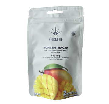 BioCanna żelki konopne - KONCENTRACJA 140g