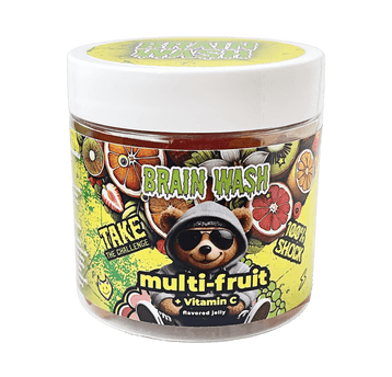 BRAIN WASH ŻELKI COLA + KOFEINA 100G