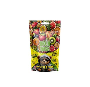 BRAIN WASH ŻELKI MULTI FRUIT+ WITAMINA C 100G