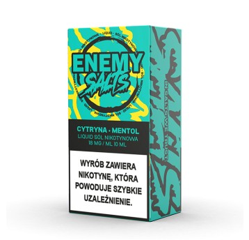 Enemy Salts Cytryna Mentol 18mg 10ml