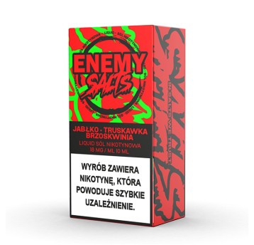 Enemy Salts Jabłko Truskaw Brzoskw 18mg 10ml