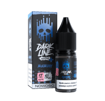 *LIQUID DARK LINE NICOTINE+ - BLUEBERRY 10ML 12MG