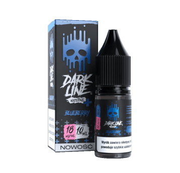 *LIQUID DARK LINE NICOTINE+ - BLUEBERRY 10ML 18MG