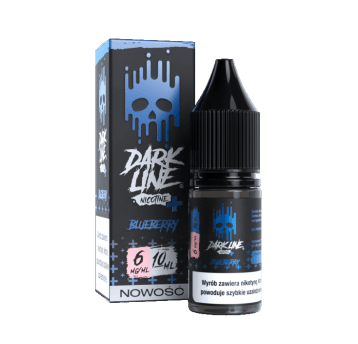 *LIQUID DARK LINE NICOTINE+ - BLUEBERRY 10ML 6MG