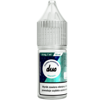 Liquid DUO 10ml - Czarna Porzeczka Menthol 18mg