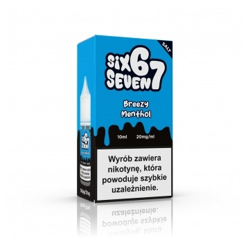 Liquid Six Seven 67 Salt 20mg 10ml Breezy Menthol