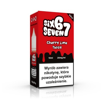 Liquid Six Seven 67 Salt 20mg 10ml Cherry Lime