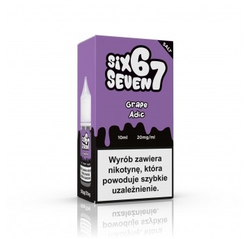 Liquid Six Seven 67 Salt 20mg 10ml Grape Adic