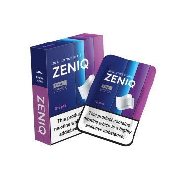 Listki Nikotynowe ZENIQ - Grape Ice 2mg