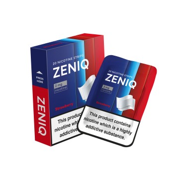 Listki Nikotynowe ZENIQ - Strawberry Ice 2mg