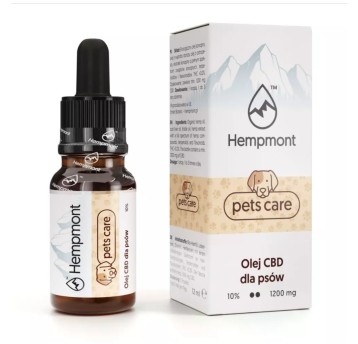 Olejek CBD 1200mg 10%, HEMPTON Pets Care12ml