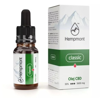 Olejek CBD 3600mg 30%, HEMPTON Classic 12ml