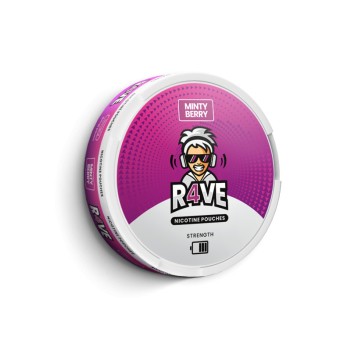 SNUS- NICOTINE 10mg R4VE- Minty Berry