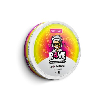 SNUS- NICOTINE 10mg R4VE- Skiddles/ Skittler