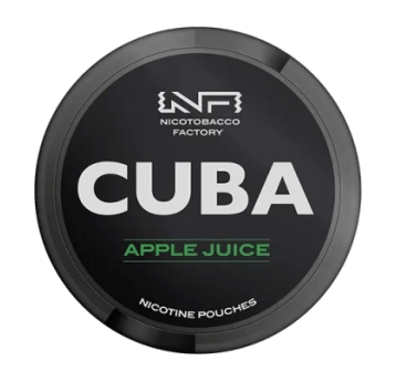 Woreczki nikotynowe CUBA BLACK APPLE JUICE 43mg