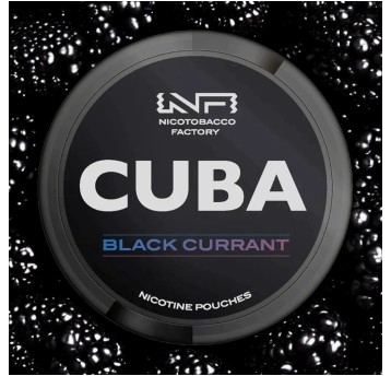 Woreczki nikotynowe CUBA BLACK BLACK CURRANT 43mg