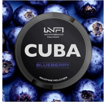 Woreczki nikotynowe CUBA BLACK BLUEBERRY 43mg