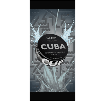 Woreczki nikotynowe CUBA BLACK DOUBLE FRESH