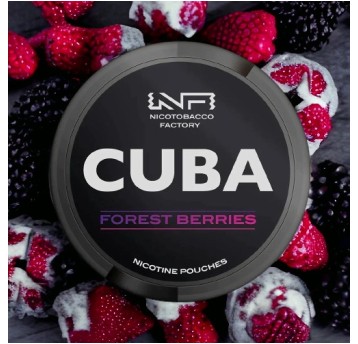 Woreczki nikotynowe CUBA BLACK FOREST BERRIES 43mg