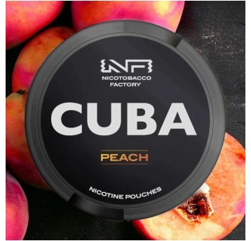 Woreczki nikotynowe CUBA BLACK PEACH 43mg