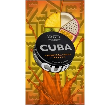 Woreczki nikotynowe CUBA BLACK TROPICAL FRUIT