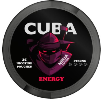 Woreczki nikotynowe CUBA NINJA ENERGY 30mg