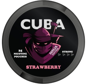 Woreczki nikotynowe CUBA NINJA STRAWBERRY 30mg