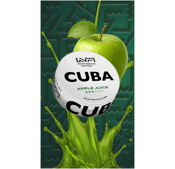 Woreczki nikotynowe CUBA WHITE APPLE JUICE 10,4mg