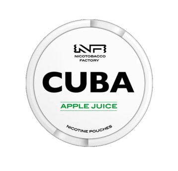 Woreczki nikotynowe CUBA WHITE APPLE JUICE 16mg