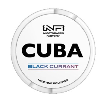 Woreczki nikotynowe CUBA WHITE BLACK CURRANT 16mg