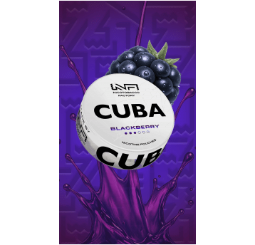 Woreczki nikotynowe CUBA WHITE BLACKBERRY10,4mg